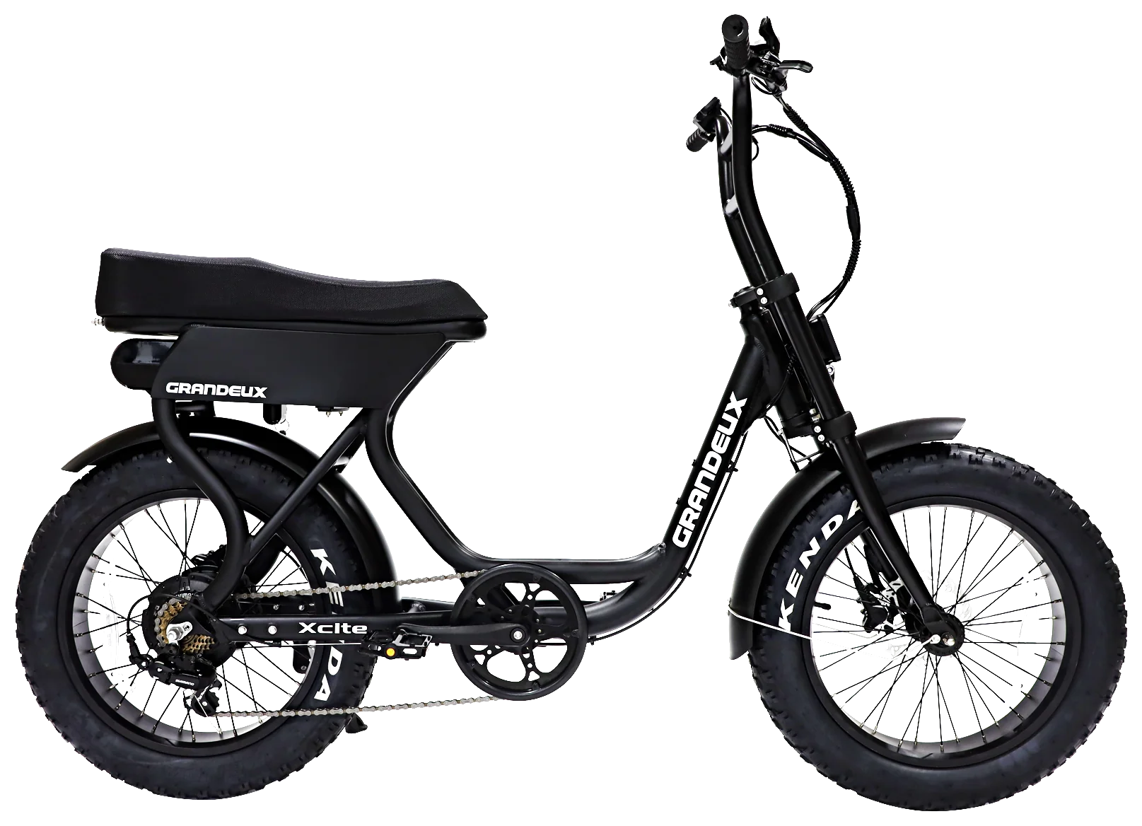 Grandeux Xcite Electric Bike – 1350W Step-Thru Fat Tire eBike